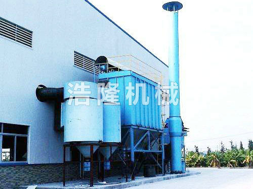 除塵器室外管道布置實例