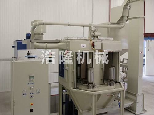 熱水器內(nèi)膽轉(zhuǎn)臺式噴砂機(jī)