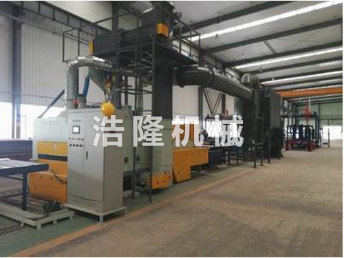 噴砂除塵線實景圖